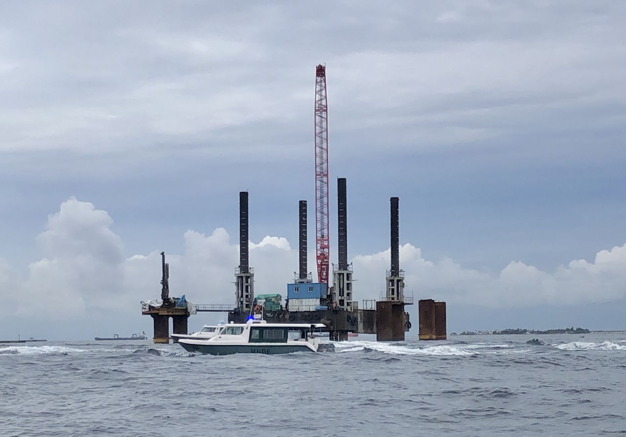 ތިލަމާލެ ބްރިޖުގެ މަސައްކަތް ރައީސް މުއިއްޒު ބައްލަވާލެއްވުން