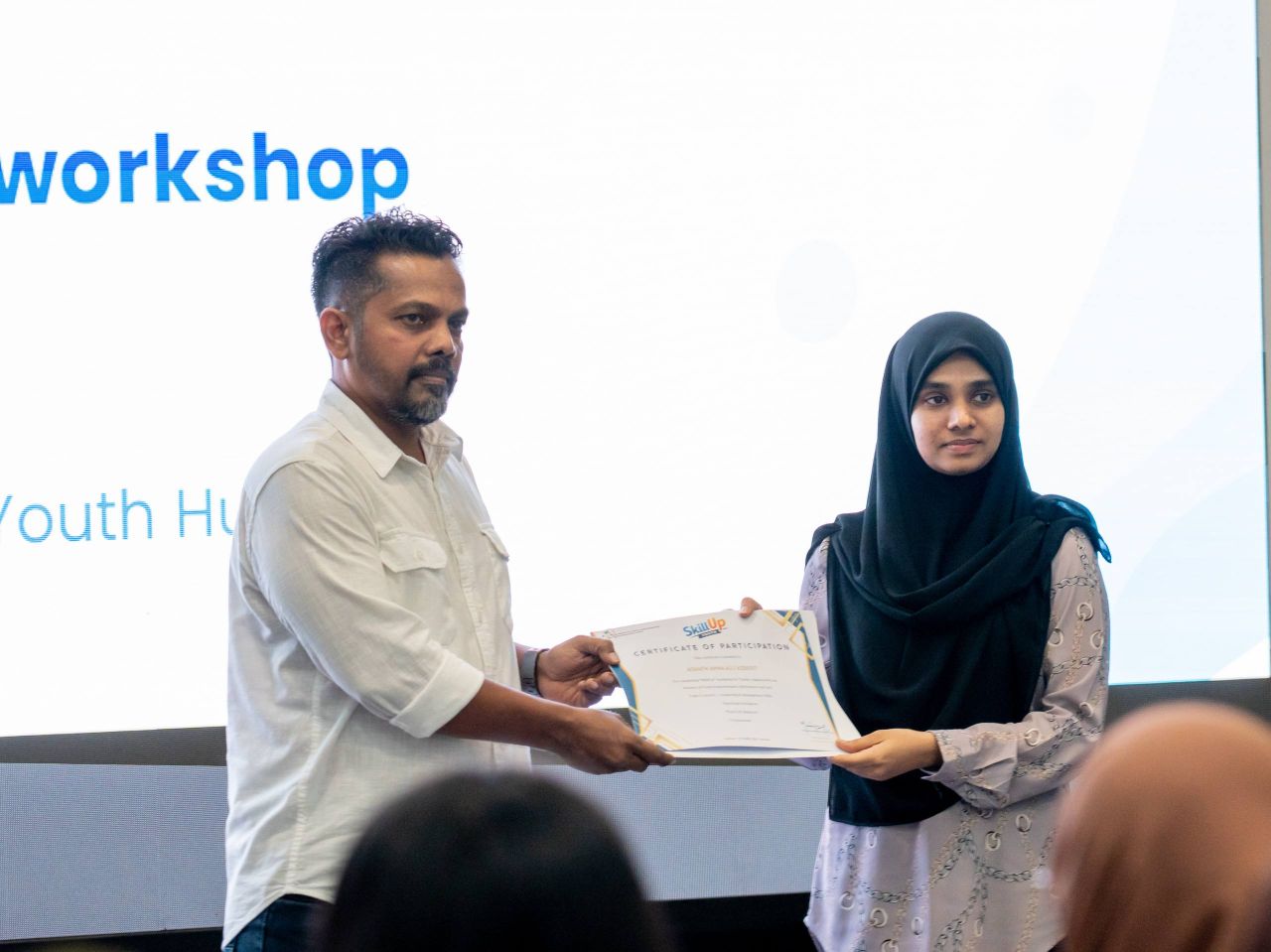 މަސައްކަތުގެ މާހައުލަށް އަލަށް ނިކުންނަ ޒުވާނުންނަށް ބޭއްވި ސްކިލްއަޕް ޔޫތް ޕްރޮގްރާމް