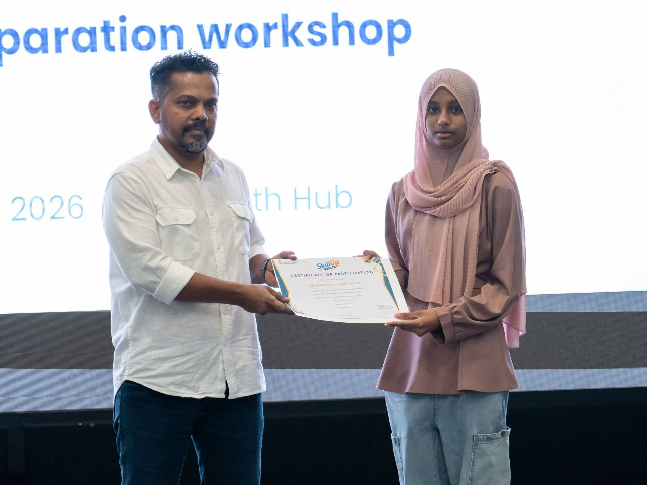 މަސައްކަތުގެ މާހައުލަށް އަލަށް ނިކުންނަ ޒުވާނުންނަށް ބޭއްވި ސްކިލްއަޕް ޔޫތް ޕްރޮގްރާމް