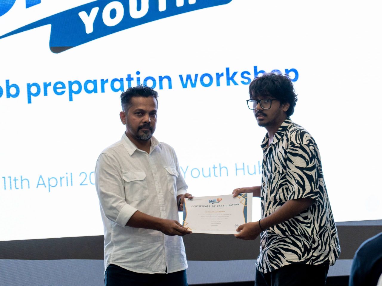 މަސައްކަތުގެ މާހައުލަށް އަލަށް ނިކުންނަ ޒުވާނުންނަށް ބޭއްވި ސްކިލްއަޕް ޔޫތް ޕްރޮގްރާމް