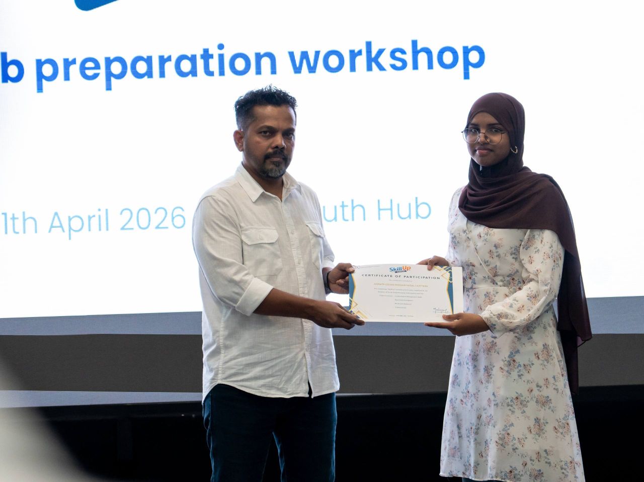 މަސައްކަތުގެ މާހައުލަށް އަލަށް ނިކުންނަ ޒުވާނުންނަށް ބޭއްވި ސްކިލްއަޕް ޔޫތް ޕްރޮގްރާމް