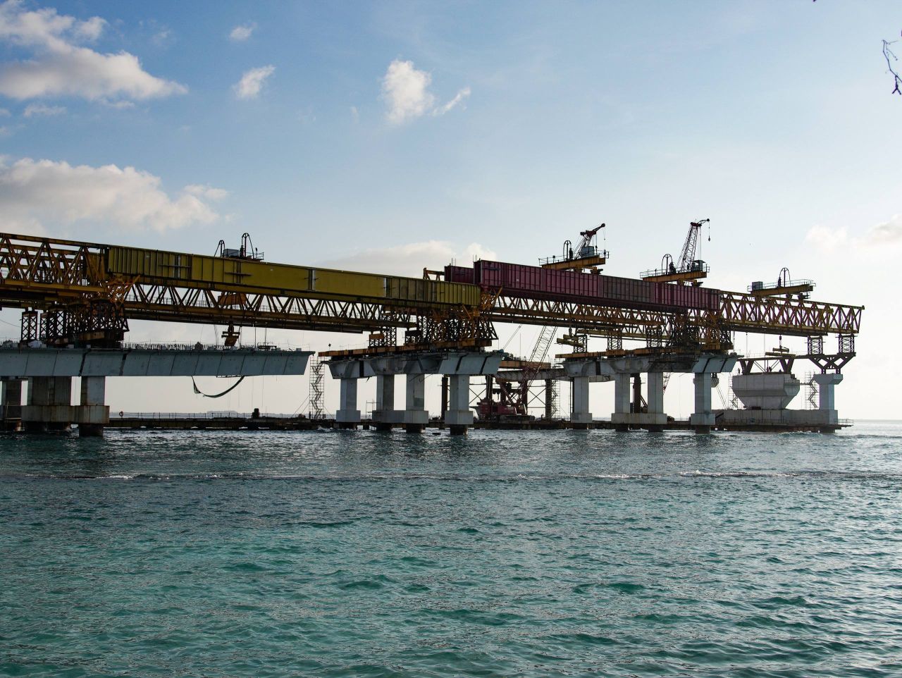 ތިލަމާލެ ބްރިޖް މަސައްކަތް ބާރު ސްޕީޑުގައި ކުރިއަށް