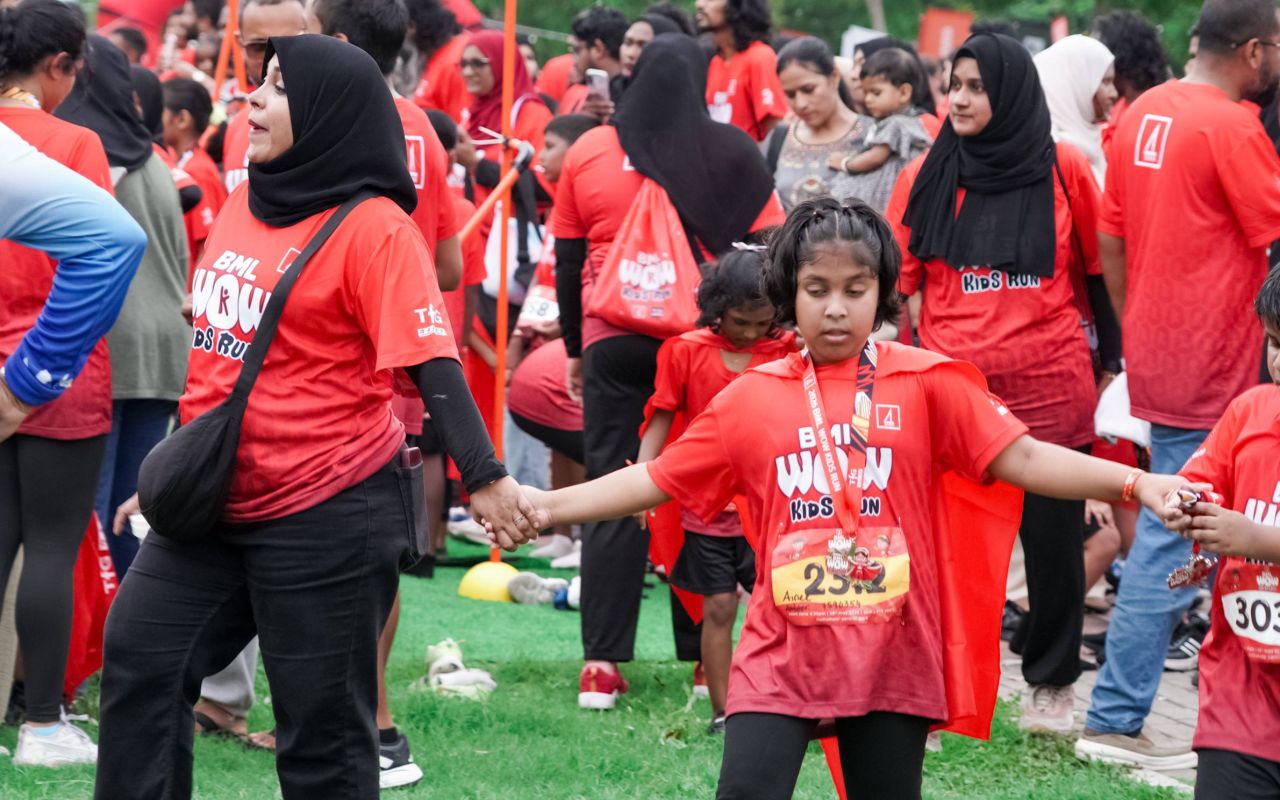 ބީއެމްއެލް ވާއު ކިޑްޒް ރަން: 1،000 އަށްވުރެ ގިނަ ކުދިން ބައިވެރިވި
