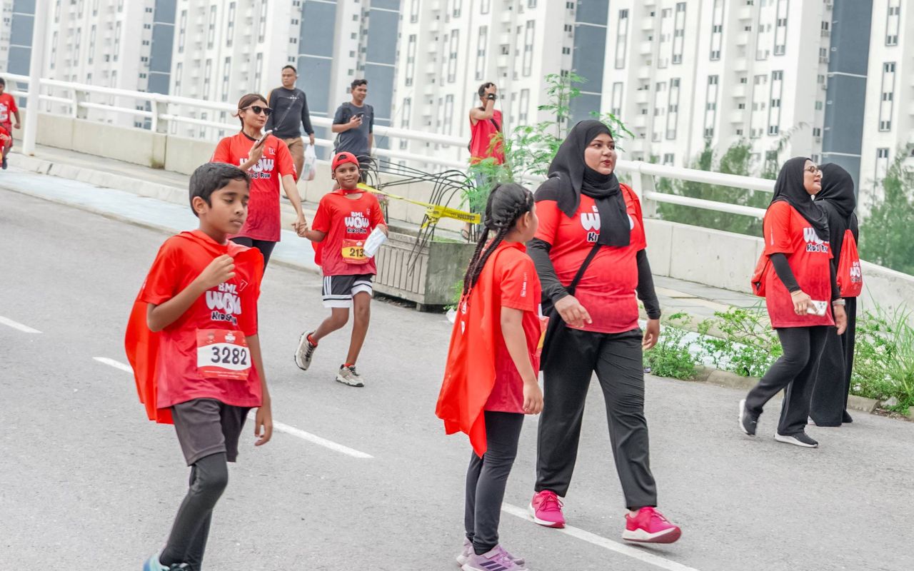 ބީއެމްއެލް ވާއު ކިޑްޒް ރަން: 1،000 އަށްވުރެ ގިނަ ކުދިން ބައިވެރިވި