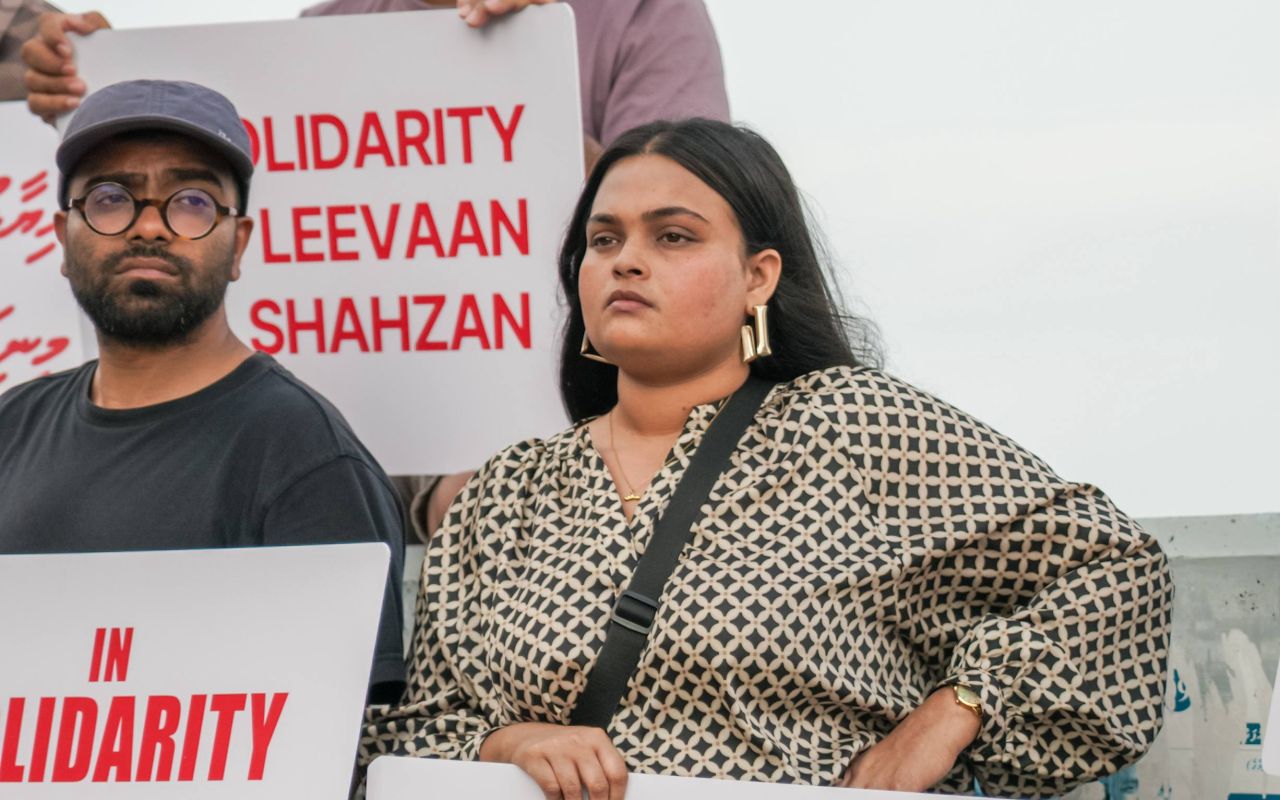 ހިޔާލުފާޅުކުރުމުގެ މިނިވަންކަމަށް ގޮވާލާ ނޫސްވެރިން ކުރި އިހުތިޖާޖު