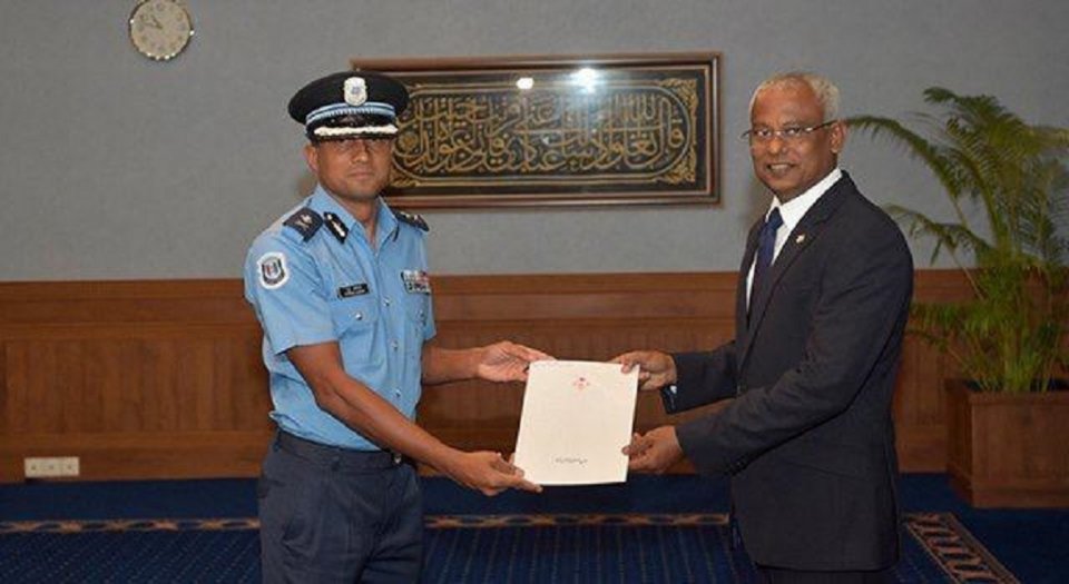 Commissioner of police ge magaamah Mohamed Hameed ayyankuravvaifi 