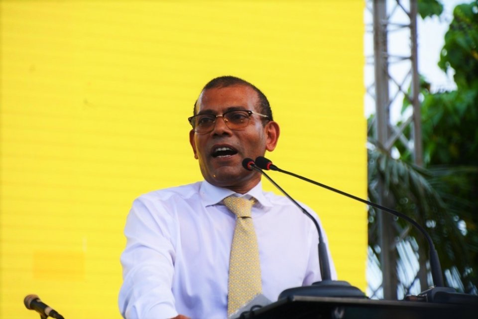 Terrorism ge gaanoonakee alhugandaa varah gulhun huri gaanooneh: Nasheed