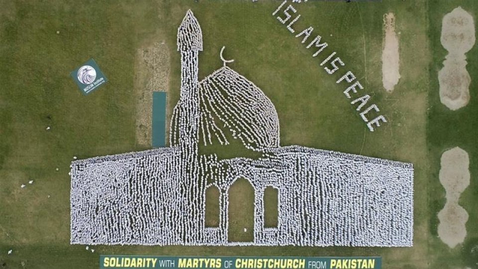 Christchurch miskiyy kurahalee Pakistanuge Muslimun 