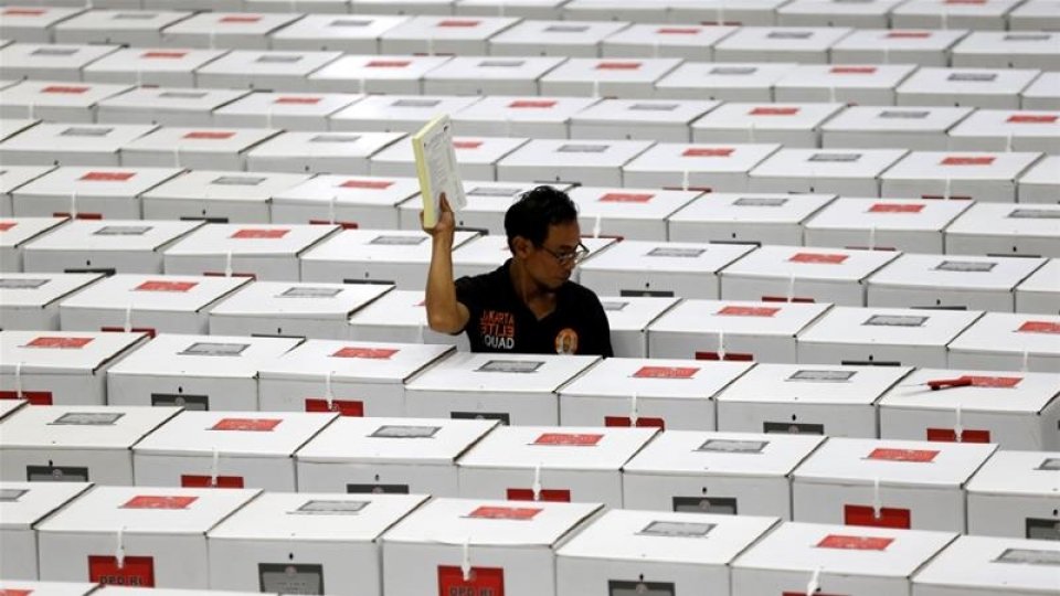 Indonesia ge enmme bodu inthihaabee rayhuge votelunn fashaifi 