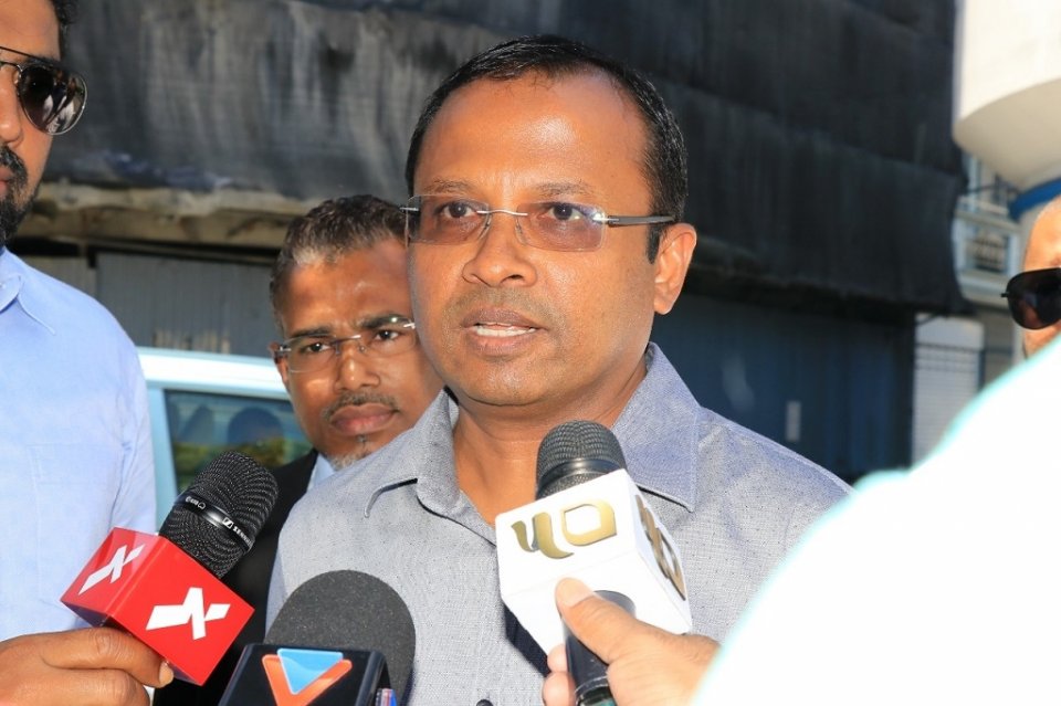 Yameen faalhugai JP ge candidate inna dhekolhah masakkaiy kuri: Riyaz
