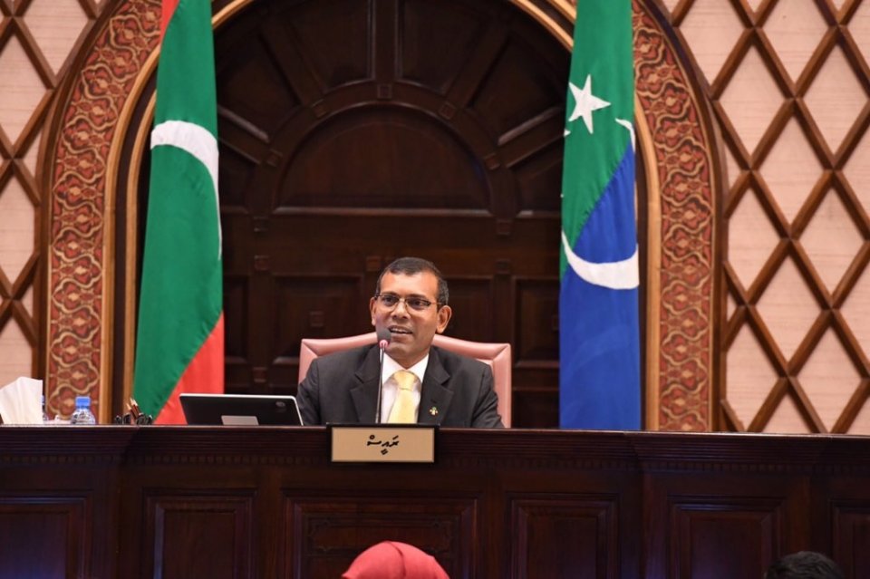 Majlis 19: Nasheed majleehuge riyaasathaa havaaluve vadaigenfi