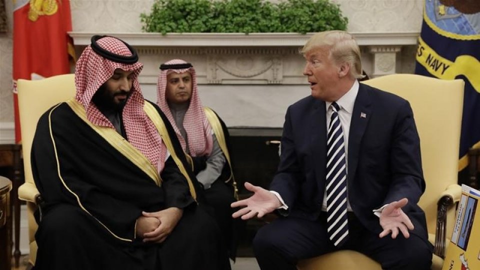 Zamaanee fenvarah Saudi inn bomb hedhiyas ok: Trump 