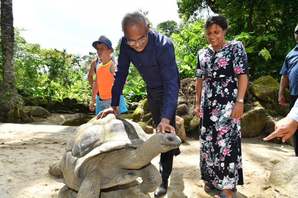 Seychelles ah kurehvvi furamaana dhathurufulhah fahu raees Solih ge dhekanbalun Raajje vadaigenfi