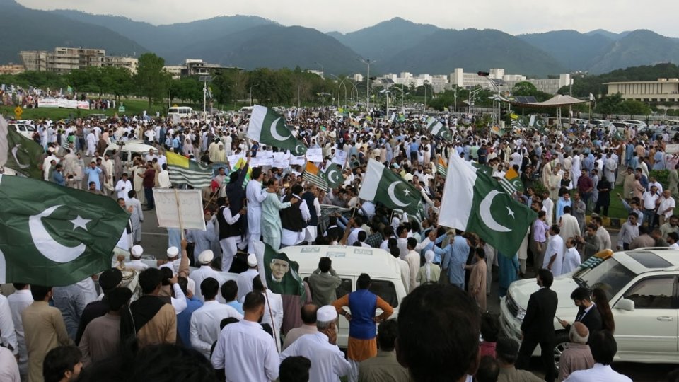 Kashmir massala agenda kuran Pakistan fail vejje