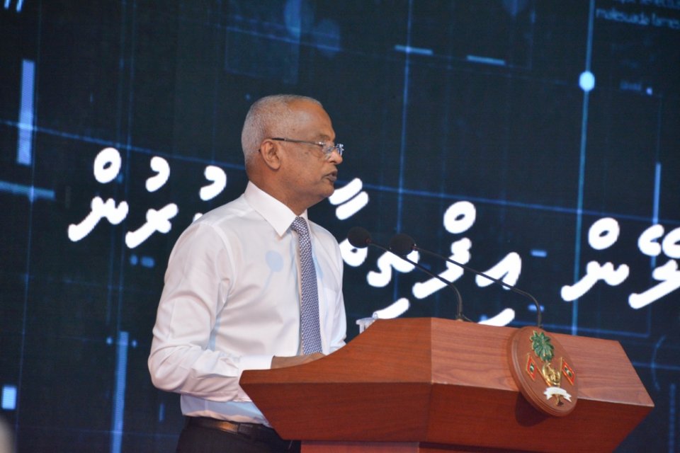 Raees Ibarhim mohamed solih sarukaaruge action paln Ifthithaah kurumah beyvey rasmiyyathu