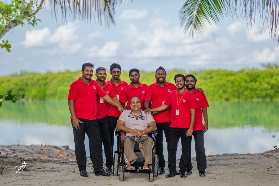 BML in nukulhedhuntherikan hunna 60 faraathakah motorized wheelchair hadhiyaa koffi