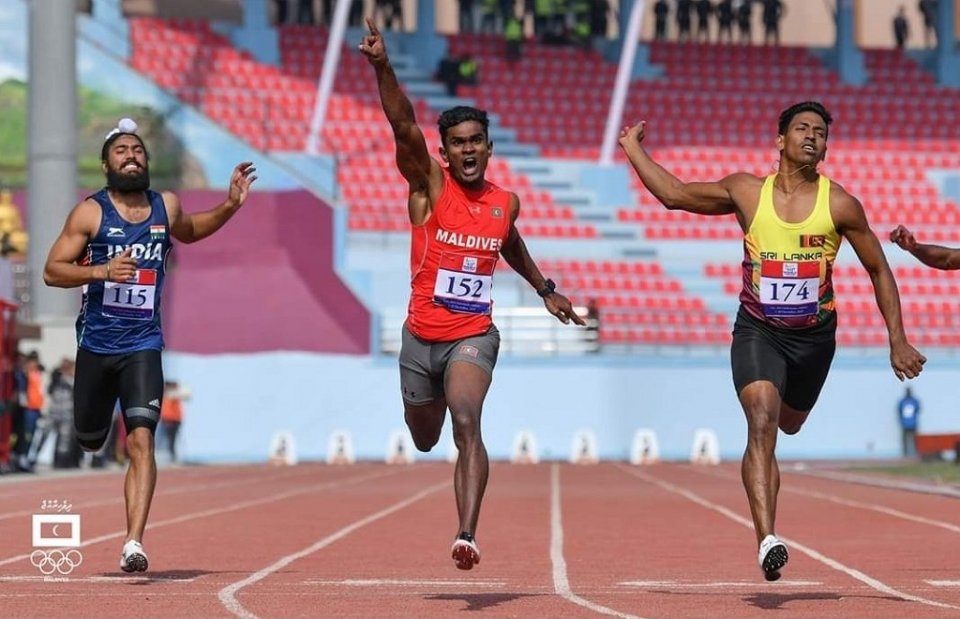South Asian Games in Saaidh ran Medal hodhaifi