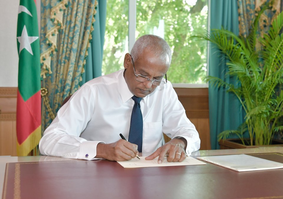 Maldives President ratifies Income Tax Bill
