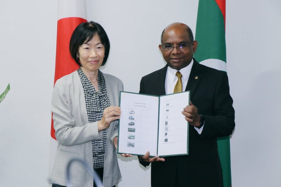 Japan in raajje ah 4 million dollar ge thakethi hadhiyaa kohfi