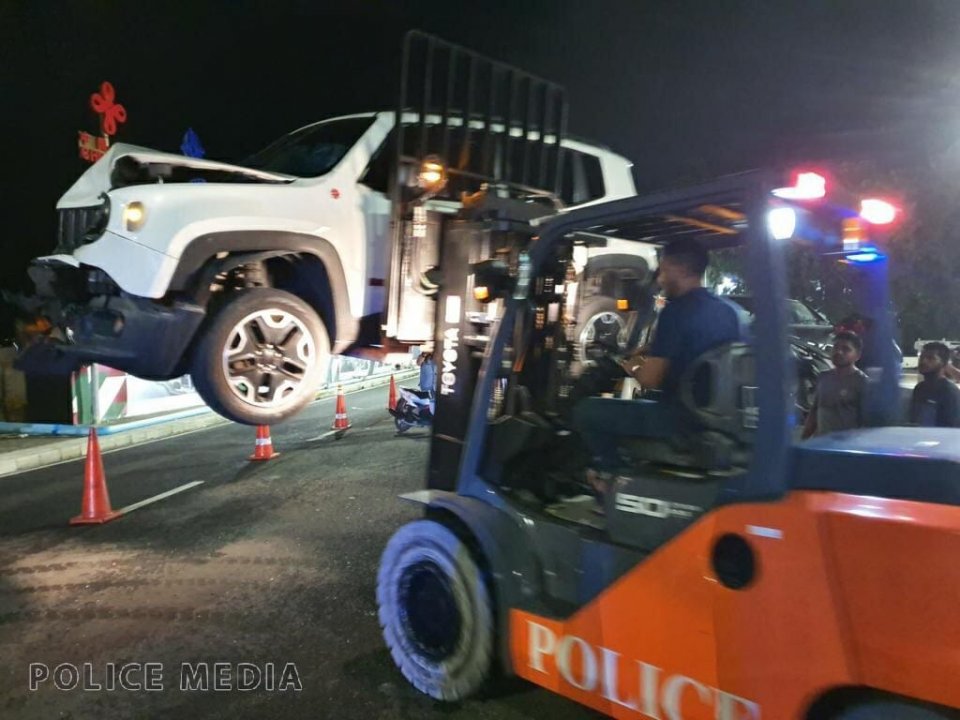 Bridge accident: Jeep dhuvvi meehaage license baathilukohffi