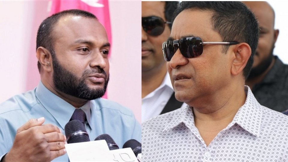 PPmge riyaasee candidate aky Raees Yameen: Dr. Shaheem