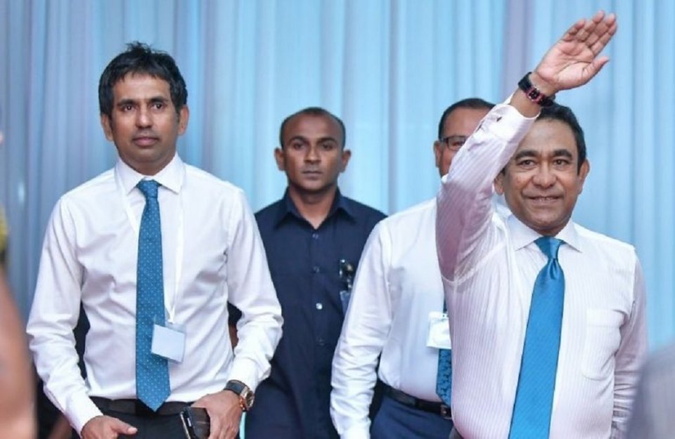 Saeed Yameen ah: mi sarukaarun dhaulathuge haru mudhaa nuvikkaane, faisaa chaapeh nukuraane!