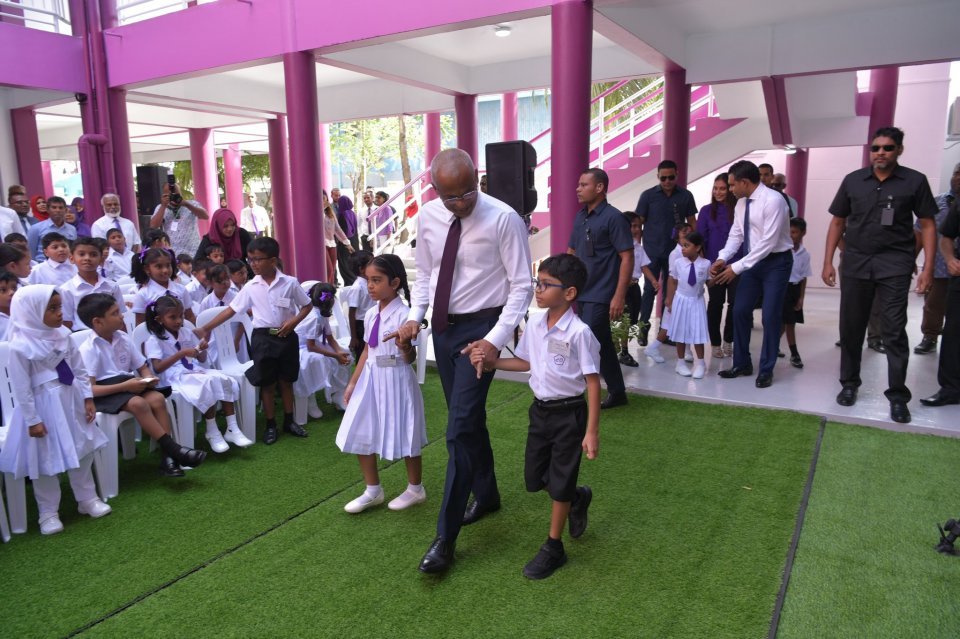 Maldives President inaugurates Izzudeen School
