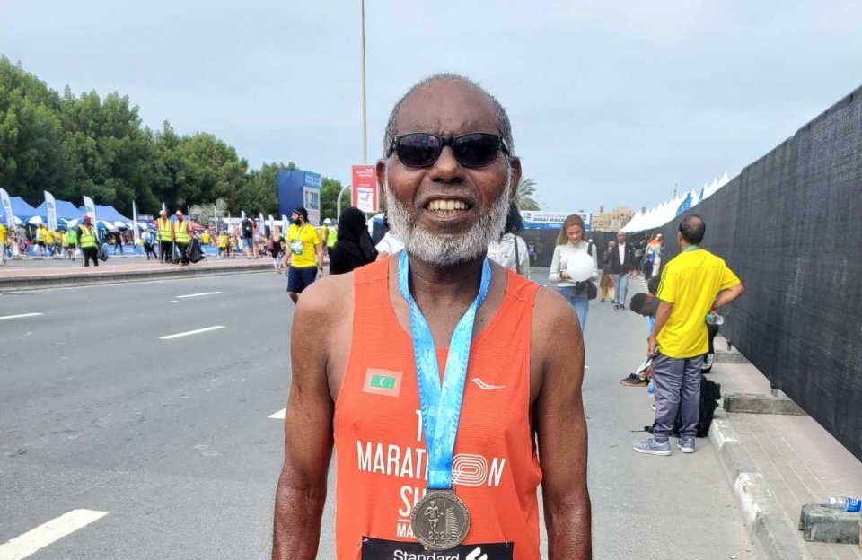 42 kilo meter ge marathon eh ninmai, Abdul Rasheed thaareehuge thereah!