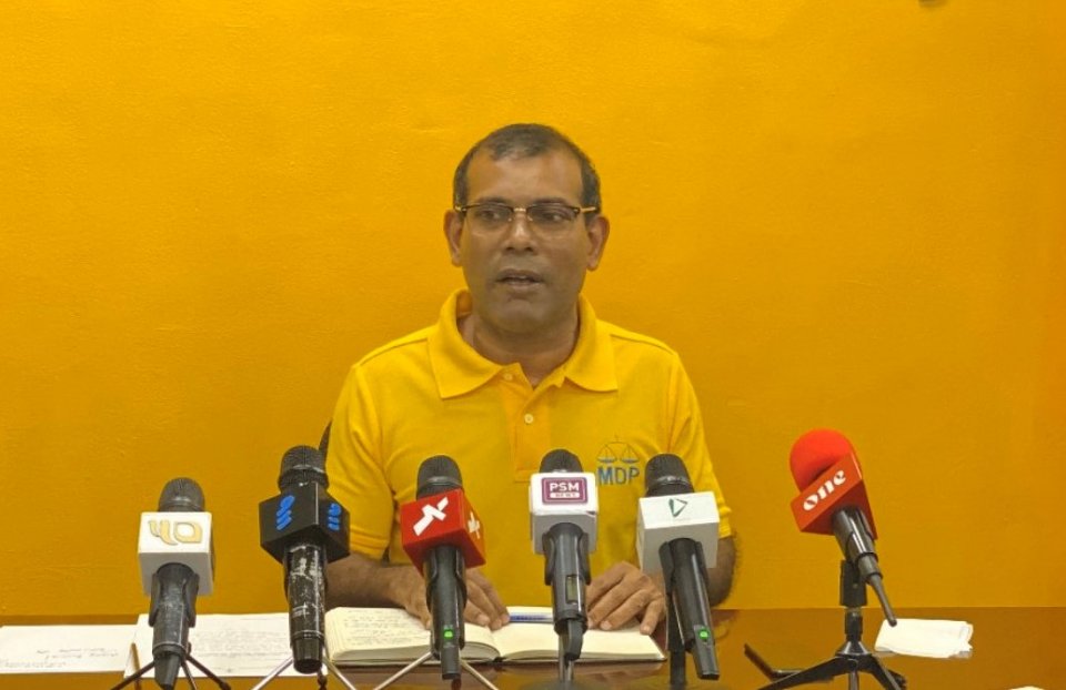 60 percent gondi MDP ah negeyne, Coalition nuhadhaanan: Nasheed