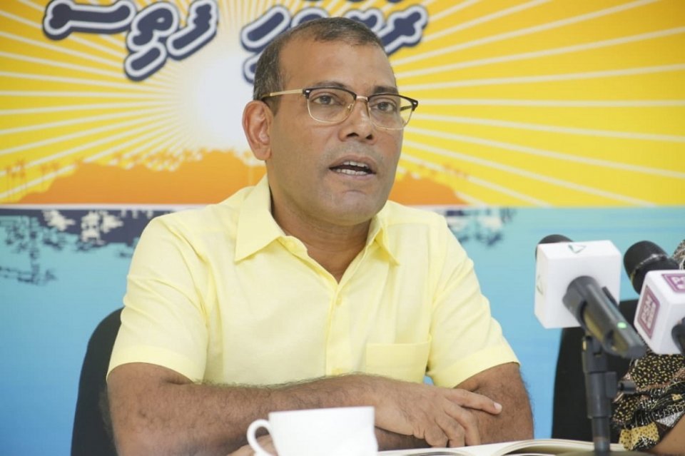 Nasheed justifies low attendance at MDP Friday rally