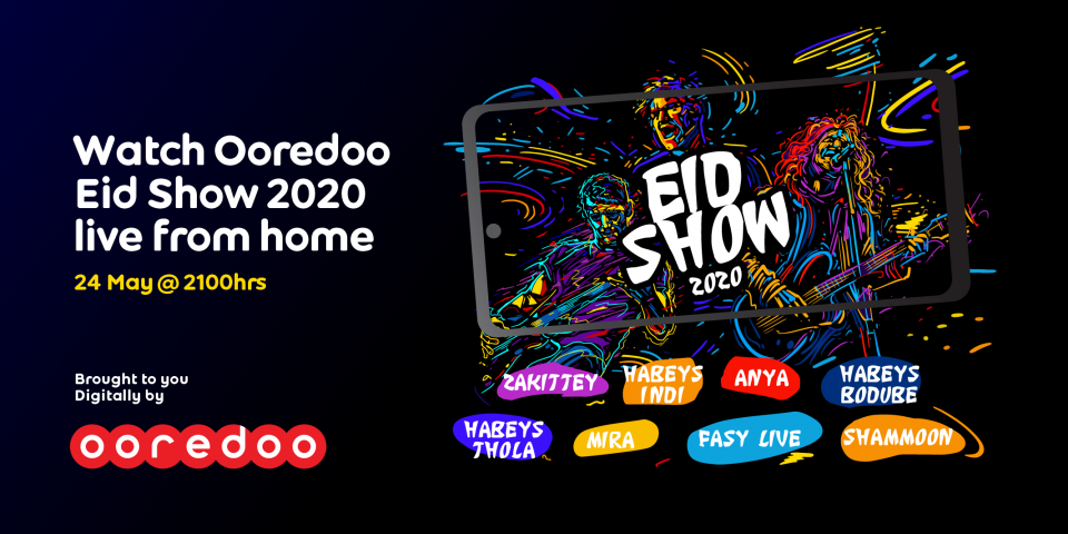 Ooredoo invites everyone to Ooredoo Eid Show 2020