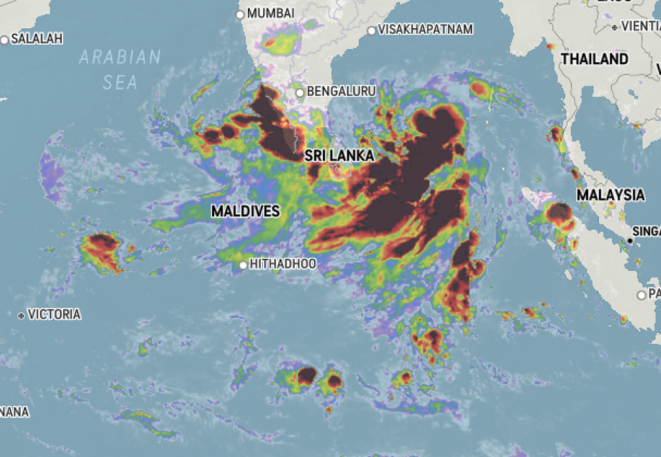 MET Office issue yellow alert on Southern most atolls
