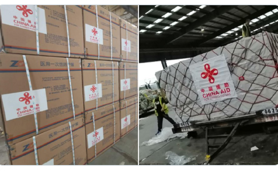 Third batch of medical aid from China reach Maldives