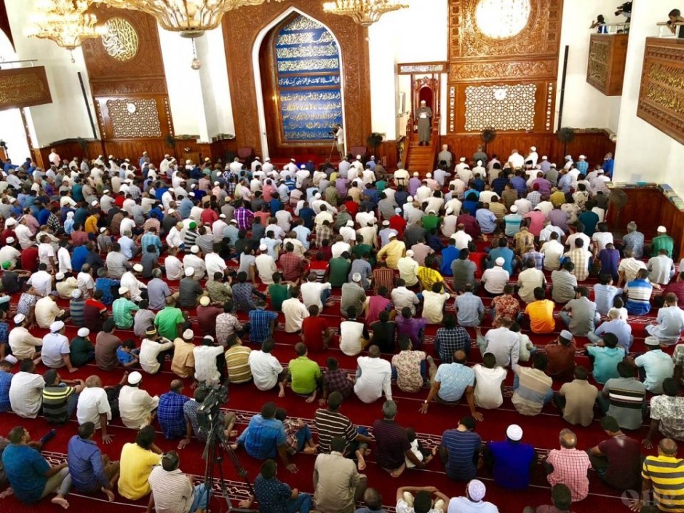No congregational Friday Prayers in Male’ Area tomorrow
