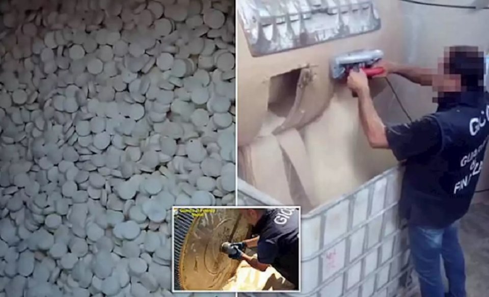 Athulaigaiy 14 tonne ge drug ufedhee ISIS inn: Italy 