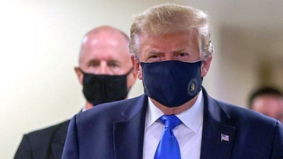 Trump vess emme fahun mask thuru kuravvaifi