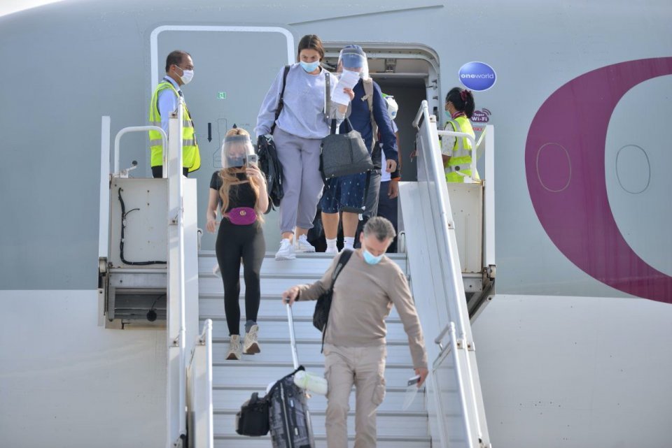 2 international flights, 226 arrivals in Maldives following border reopening