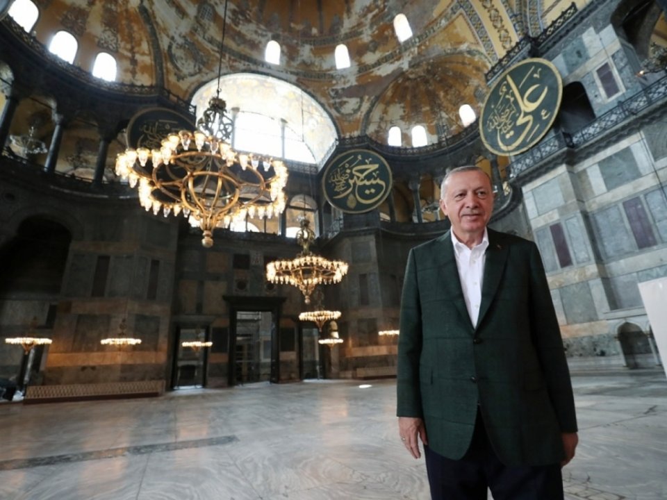 Hagia Sophia miskithah Erdogan vadaigenfi 