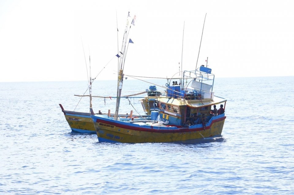 5 foreign vessels caught while fishing illegally in Maldivian waters