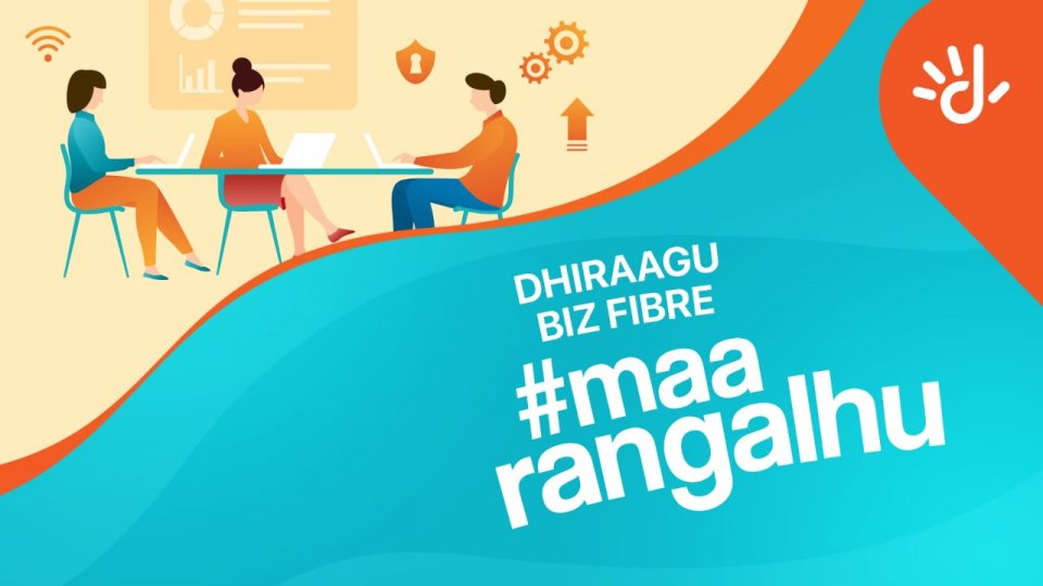 Dhiraagu Biz fiber broadband: ithuru haradhkaa nulaa ithuru Data libeyne