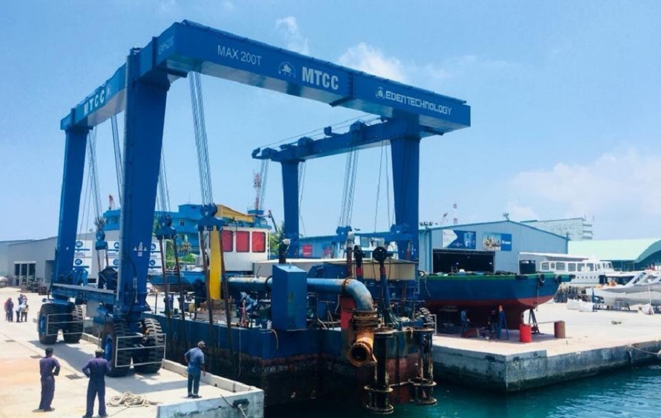 Thilafushi Boatyard to resume services next Sunday: MTCC
