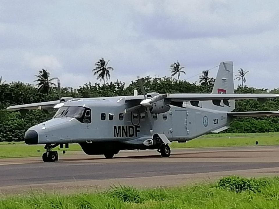 Dornier Aircraft gifted by India arrives in the Maldives