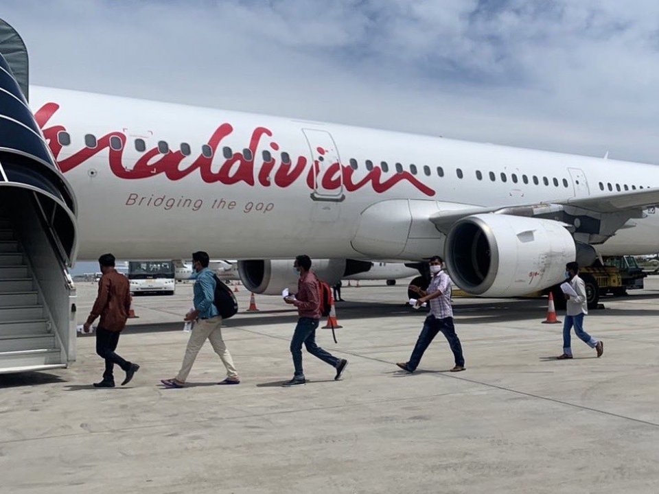 74 passenger inna eku India ah furi Maldivian flight eh technical massala eh dhimaave Velana gai jassaifi