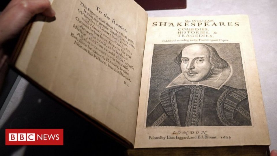 Shakespeare ge thareekhee folio record agakah vikkalaifi