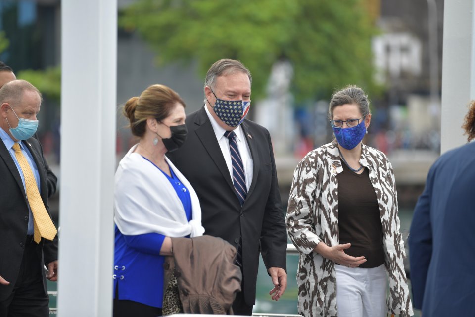 US Secretary of State Mike Pompeo raajje ah ziyaaraiykurevvun