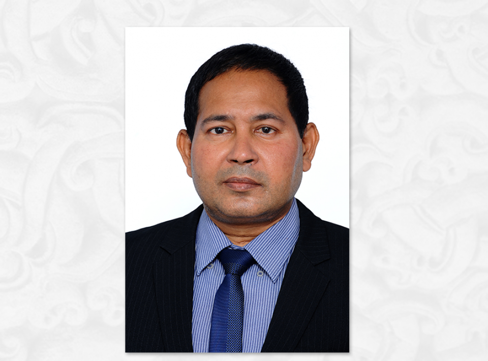 Maldives Qualifications Authority ge CEO akah Dr. Abdul Hannan