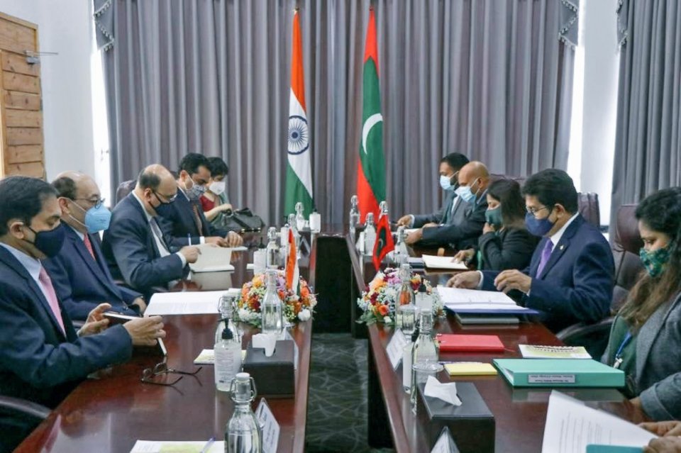 Foreign Secretaries of the Maldives and India hold official talks