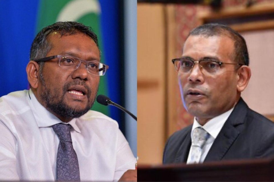 Speaker Nasheed & Econ Minister Fayyaz exchange heated words