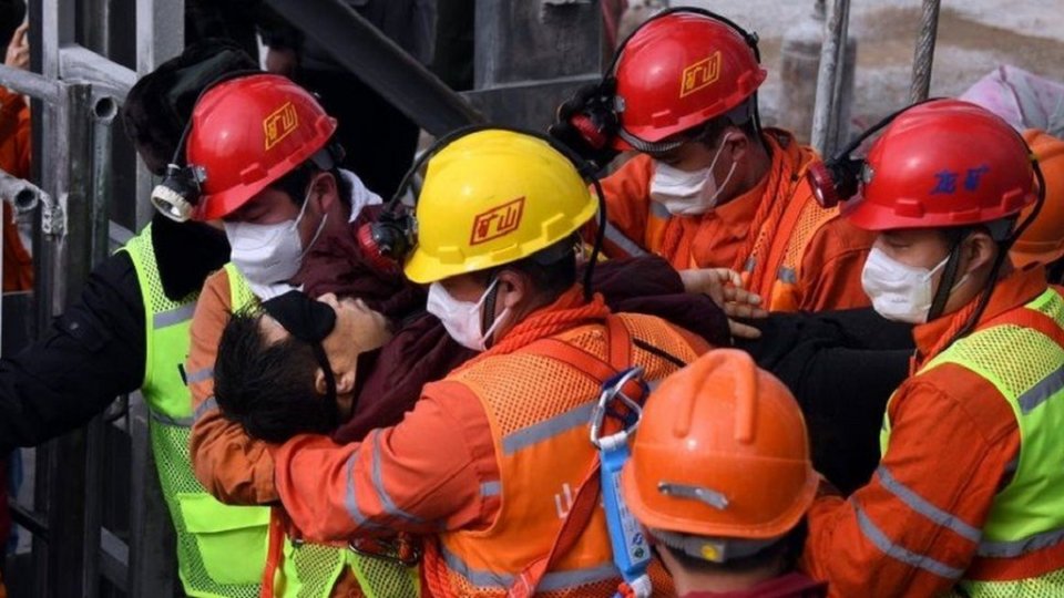 China: Mine inn rescue team ah message dhinee holheegai thalhaigen