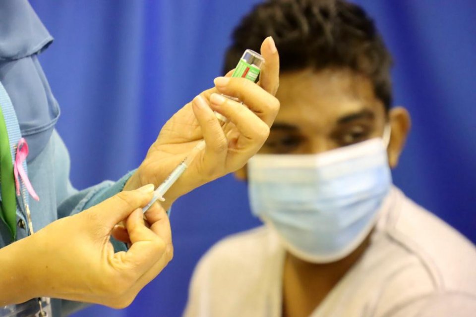 Maadhama in feshigen 20 aharun matheege enmenah vaccine jeheyne